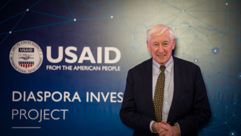 Kingsley at the USAID Diaspora Investment Project Keynote